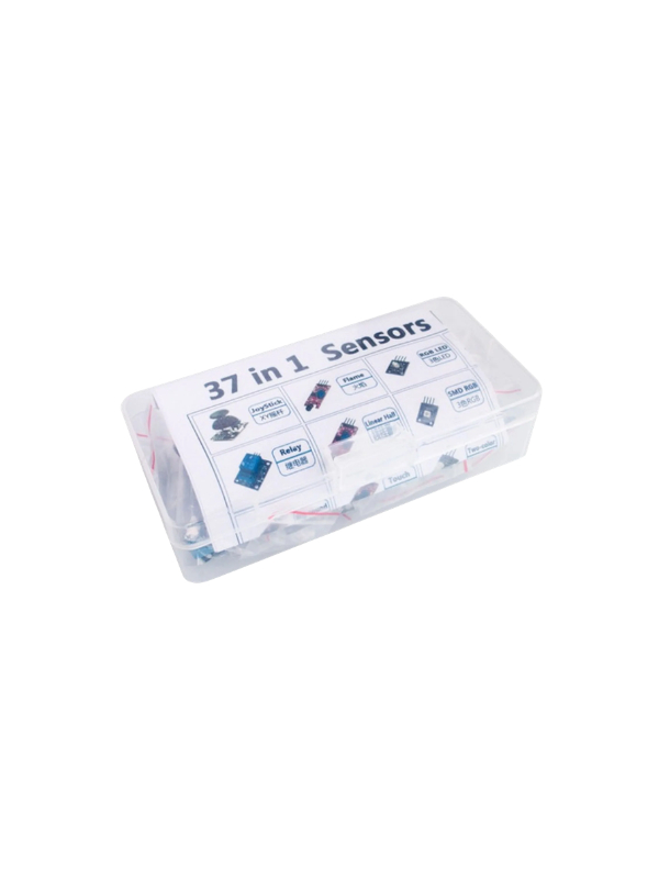 Kit Para Iniciantes Em Harduinu Uno R3 Mega256 37x Sensores