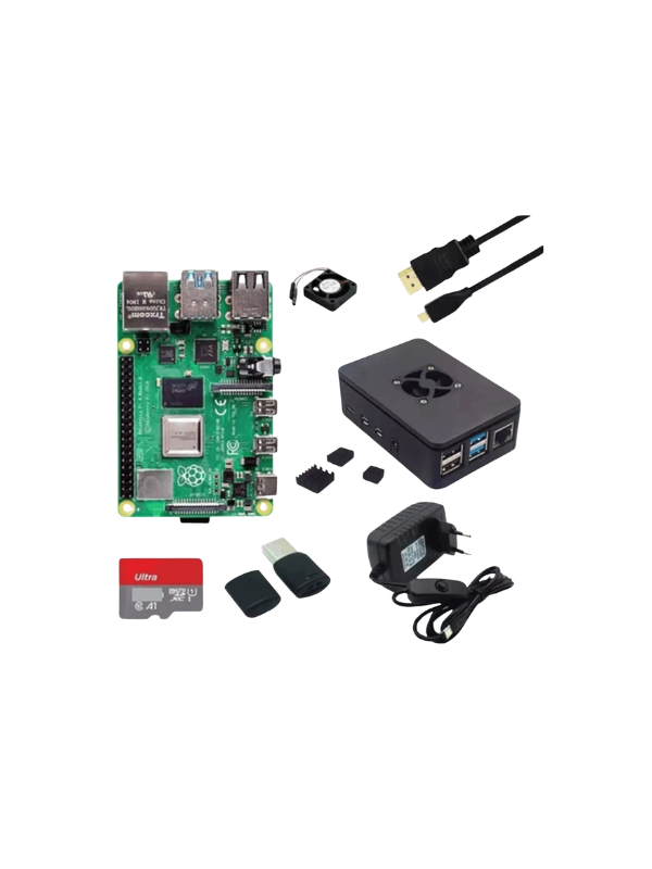 Raspberry Pi4 Pi 4 Kit Completo 4gb Ram com Case, fonte, cooler
