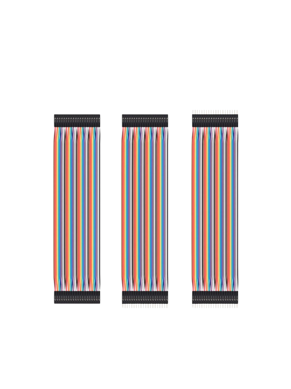 120x Jumper 40 Pinos Dupont Mxm - Mxf - Fxf P/ Harduin Esp32