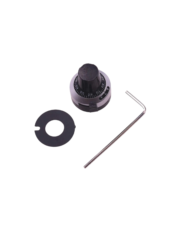 Kit Potenciômetro Multivoltas 3590s 10k + Knob Dial H506