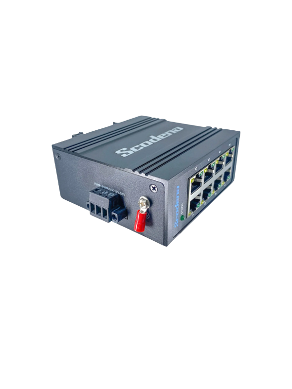 Switch 8 Portas Rj45 Rede Ethernet Scodeno Kp-9000-45-8txm
