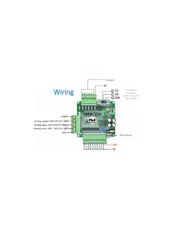 Fx3u-14mt Clp Fx3u 8 In 6 Out Transistor Comunicação Rs485
