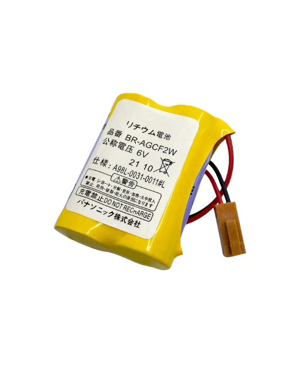 Bateria de Lítio BR-AGCF2W 6V para GE Fanuc, CNC Fanuc e Cutler Hammer