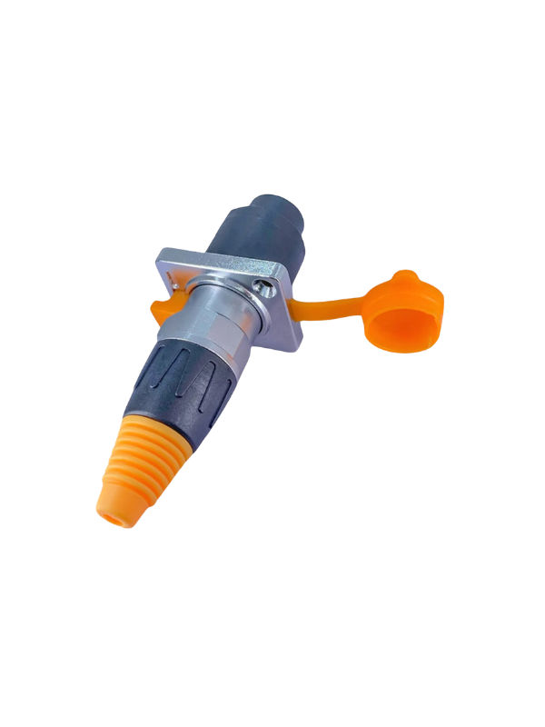Conector Aviação P/ Cabo Ethernet Rj45 Cat5 8p8c Ip65 A1010