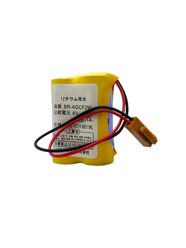 Bateria de Lítio BR-AGCF2W 6V para GE Fanuc, CNC Fanuc e Cutler Hammer