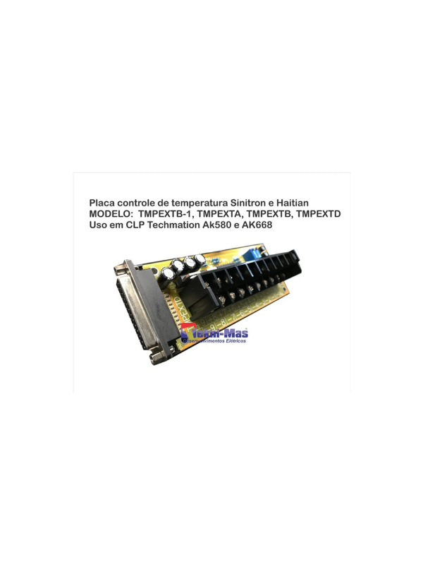 Placa De Temperatura Tmpextb Para Clp Techmation Ak580 Ak668