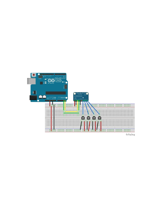 Módulo Conversor Analógico Digital Ads1115 16bit I2c Adc Ard