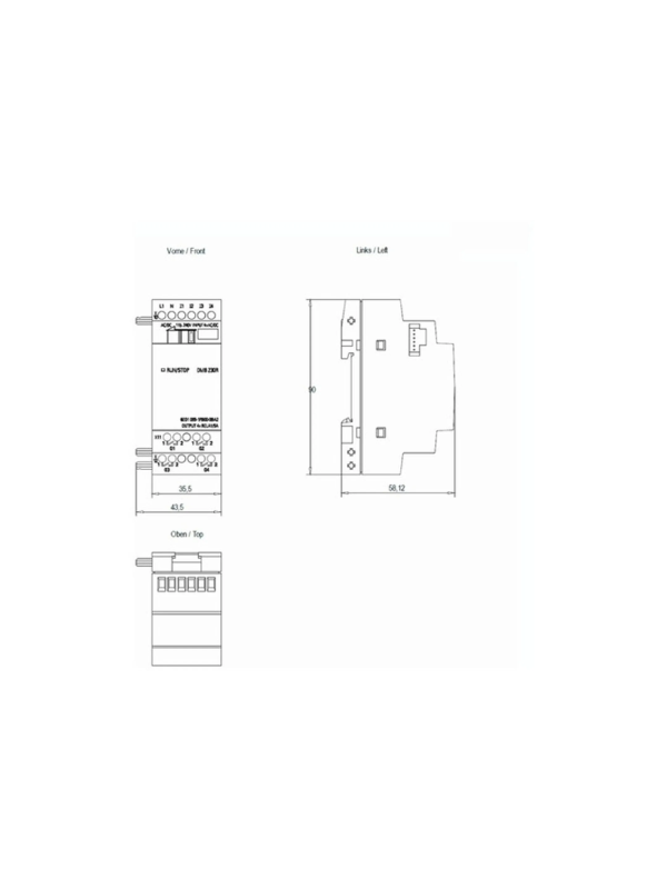 Logo Dm8 230r 6ed1055-1fb00-0ba2 4di/4do 230v Rly Simens