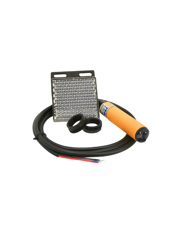 Sensor Óptico Fotoelétrico NPN M18 Com Refletivo