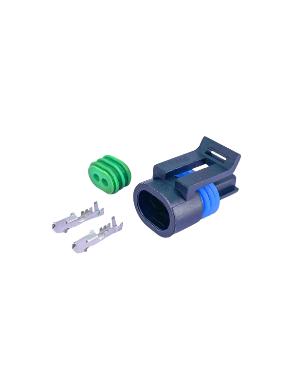 Conector Plug Hei Gm Monza Kadett Efi Delphi 2 Vias 12162195