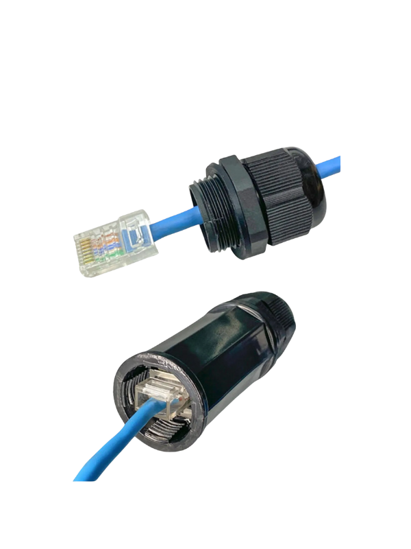 Conector Ethernet Rj45 Cabo De Rede Prova D'agua M22z Ip67