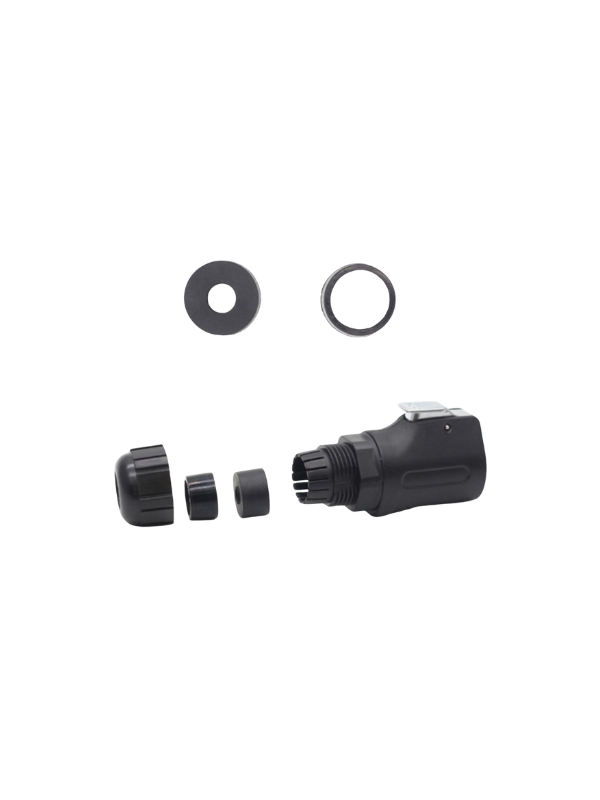 Conector 9 Pinos Prova D'agua Industrial Xhe20 Engate Rápido