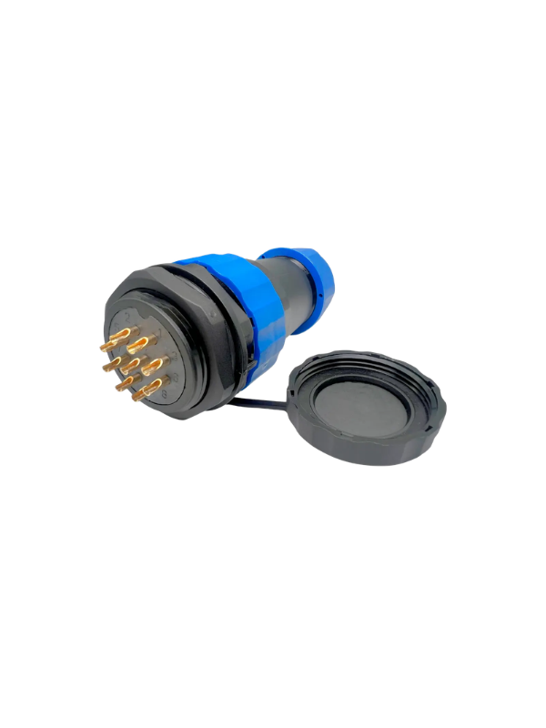 Conector 9 Vias A Prova D´água Ip68 Sd28 Maquina Agrícola 9p