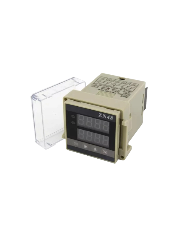 Temporizador E Contador D Peça Digital Zn48 220v Saída Relé