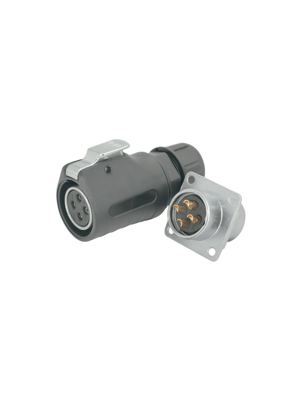 Conector 4 Pinos À Prova D'água Capa Impermeável Ip67 Xhe20