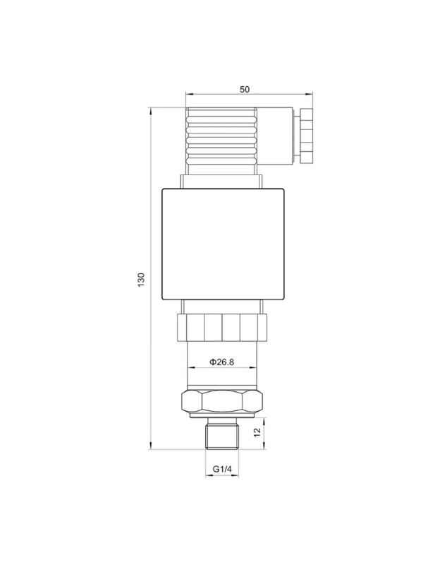 Transdutor De Pressão Com Display 6bar - 4 à 20mA