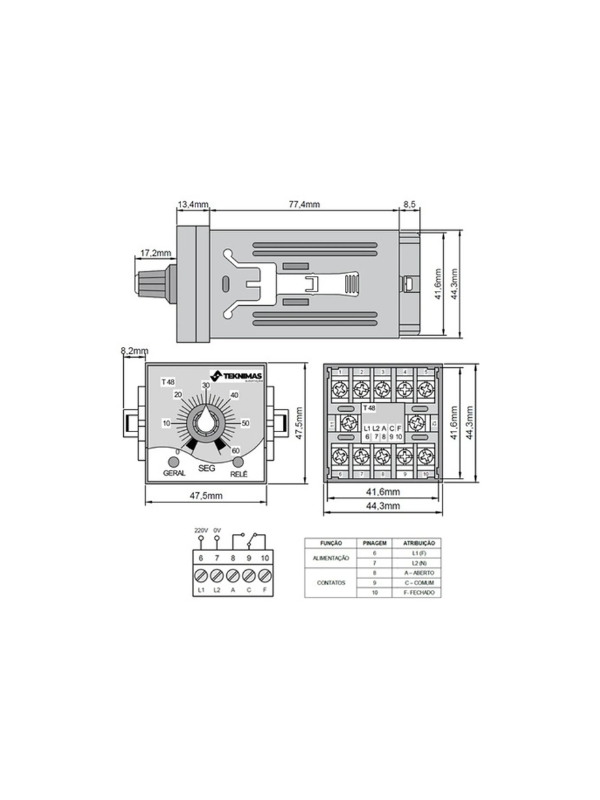 Temporizador Analógico - T48