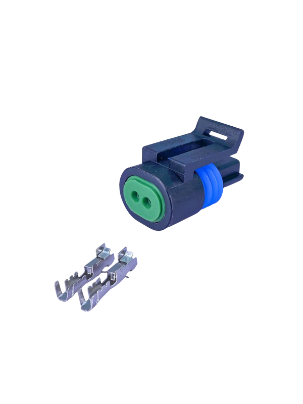 Conector Plug Hei Gm Monza Kadett Efi Delphi 2 Vias 12162195