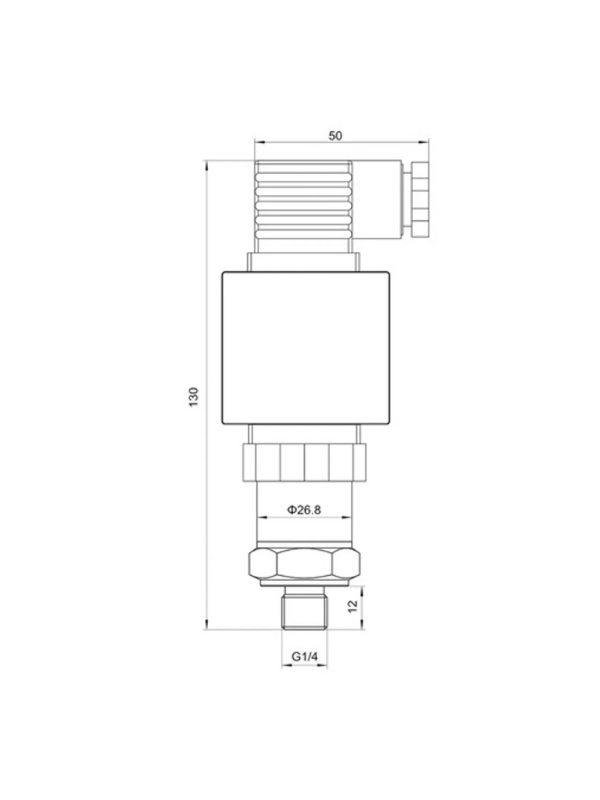Transdutor De Pressão Com Display 250bar - 4 à 20mA