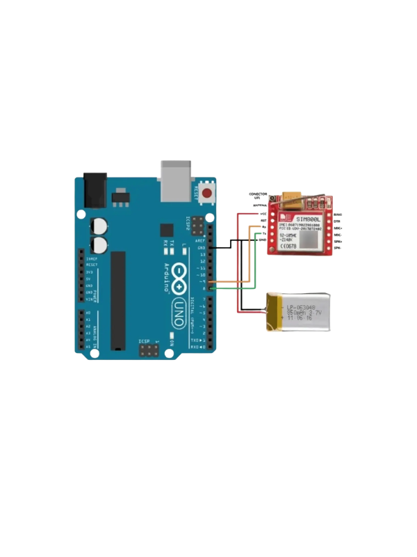 Módulo Sim800l Antena Pcb Placa Wifi Para Erduinu E Telefone