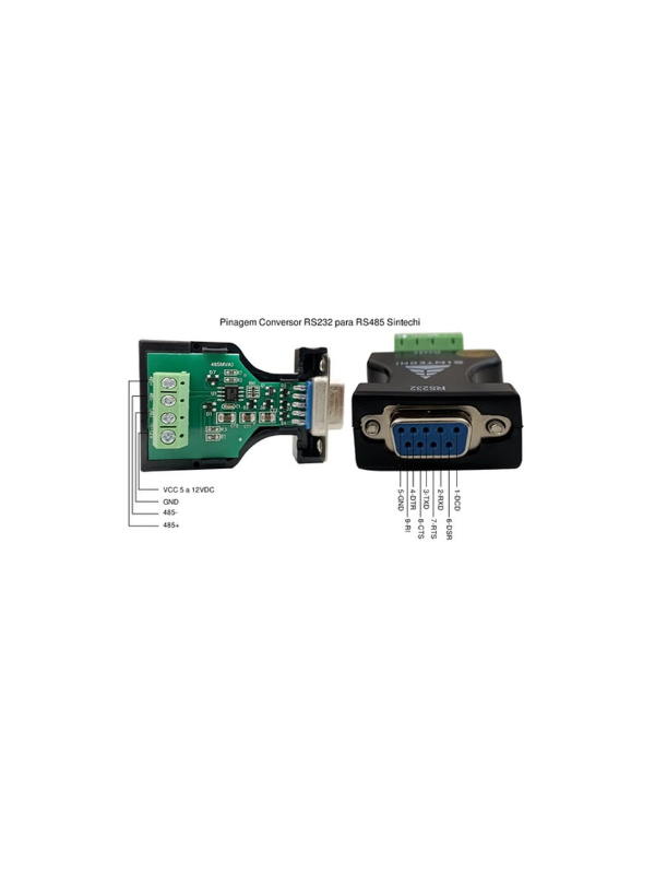 Conversor Rs232 P/ Rs485 Stm485 Comunicação Half-duplx 1200m