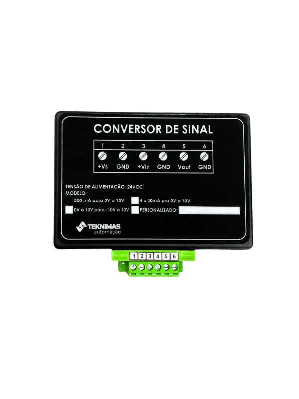 Conversor Analógico De Tensão 0-10v P/ -10 A 10v Tk010v-1010