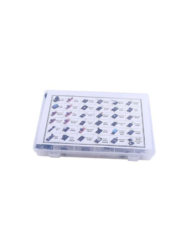 Kit Para Iniciantes Em Harduinu Uno R3 Mega256 37x Sensores