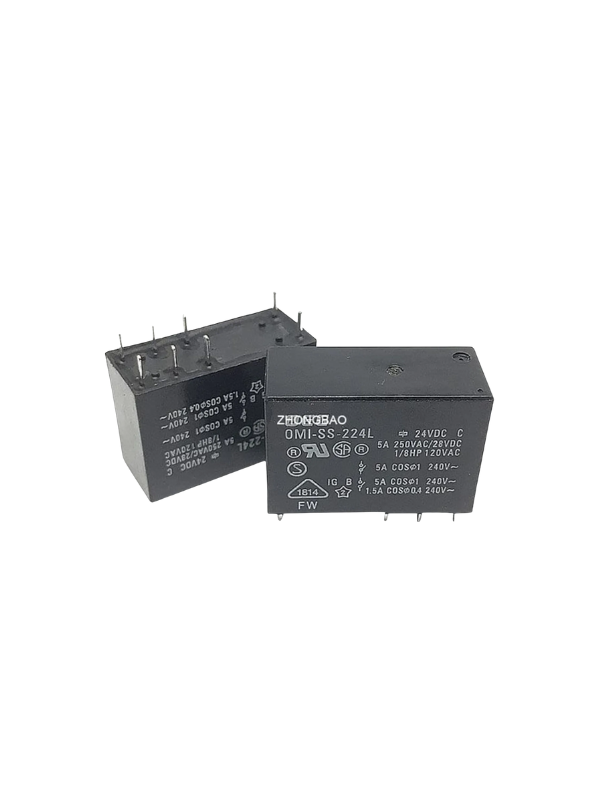 Relé Omi-ss-224l Rele 24v Com Dois Contatos Omi Ss 224l 8pin