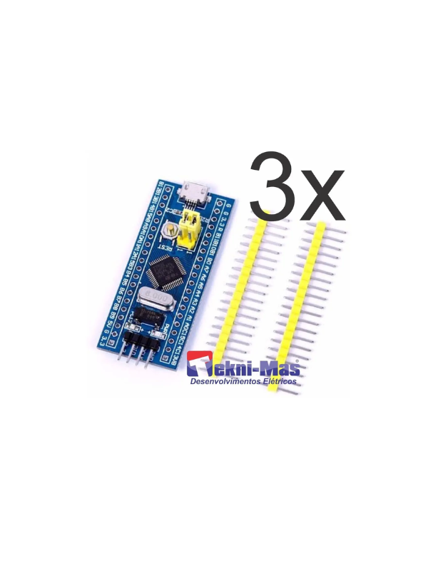 3 Peças Stm32f103 C8t6 Arm Stm32 Erduinu Stm32f103c8t6
