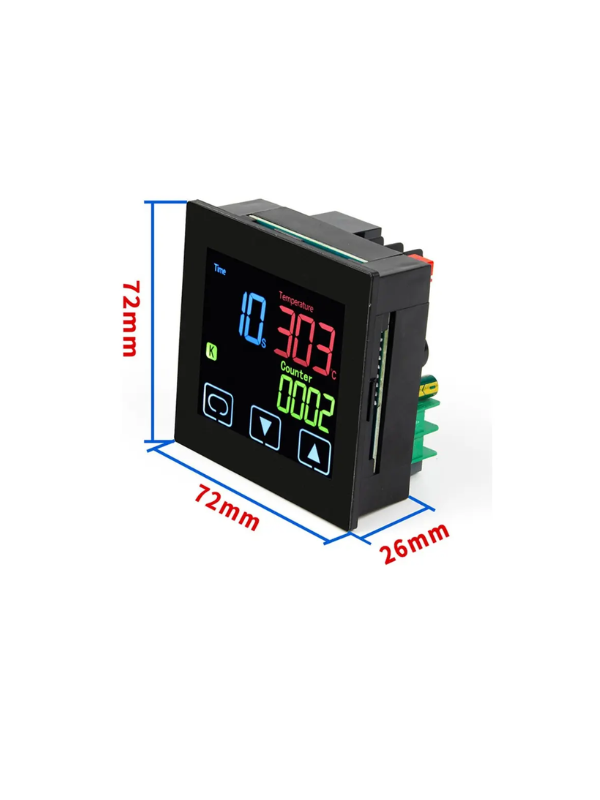 Temporizador E Temperatura Pid Ssr + Termopar K Cjd-9600t