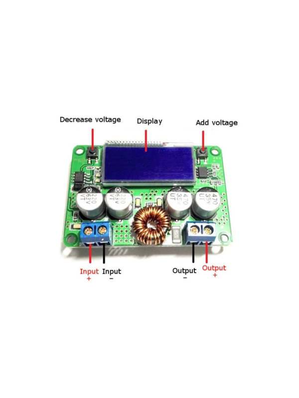 Fonte Ajustável Dc Dc 8-60v Para 3-32v 7a Step-down Display