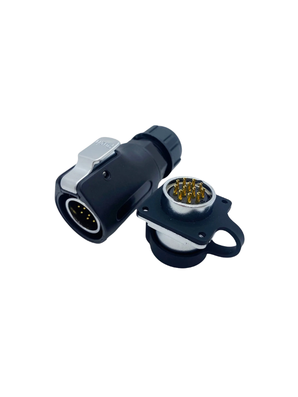 Conector 12 Pinos À Prova D'água Capa Impermeável Ip67 Xhe20