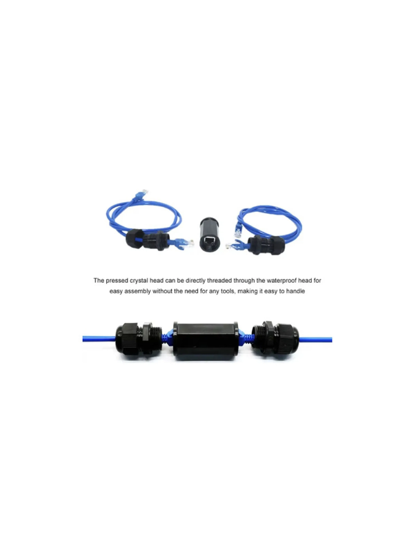 Conector Ethernet Rj45 Cabo De Rede Prova D'agua M22z Ip67
