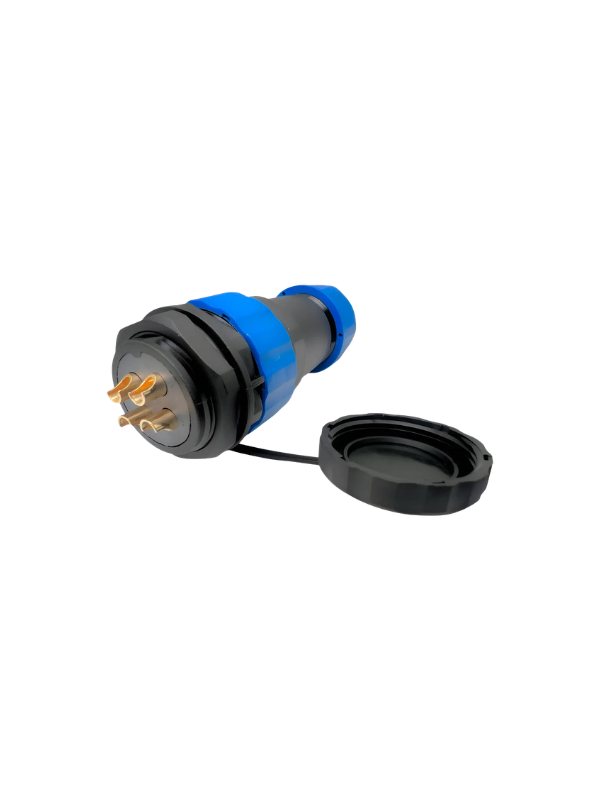 Conector 4 Pinos A Prova D´água Ip68 10a Barco Aviação Sd28