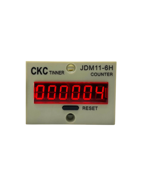 Contador De Pulso Digital Jdm11-6t Contagem C/ Tensão 12-24v