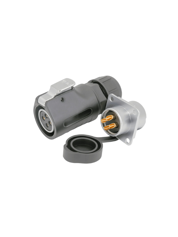 Conector 4 Pinos À Prova D'água Capa Impermeável Ip67 Xhe20