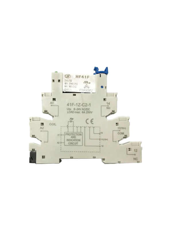8 Peças Relé Acoplador Rele De Interface 24vcc 6a 6mm Slim