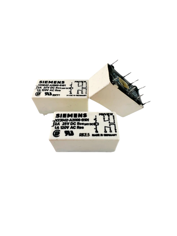 Rele Siemens V23042-a2005-b101 24v Rele Duplo 2 Contatos 8p