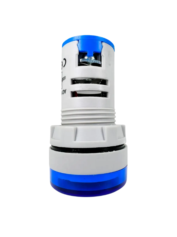 Voltímetro E Amperímetro AD16-22VAM - 22mm AZUL
