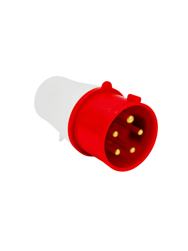 Plug Industrial 32a 5 Pinos 3p+n+t Flecha Zng025l Ip44