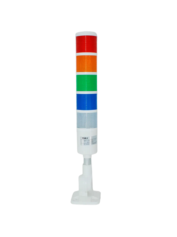 Sinaleiro Torre Led 220vac Com Aviso Sonoro 5 Cores Yh50-5a