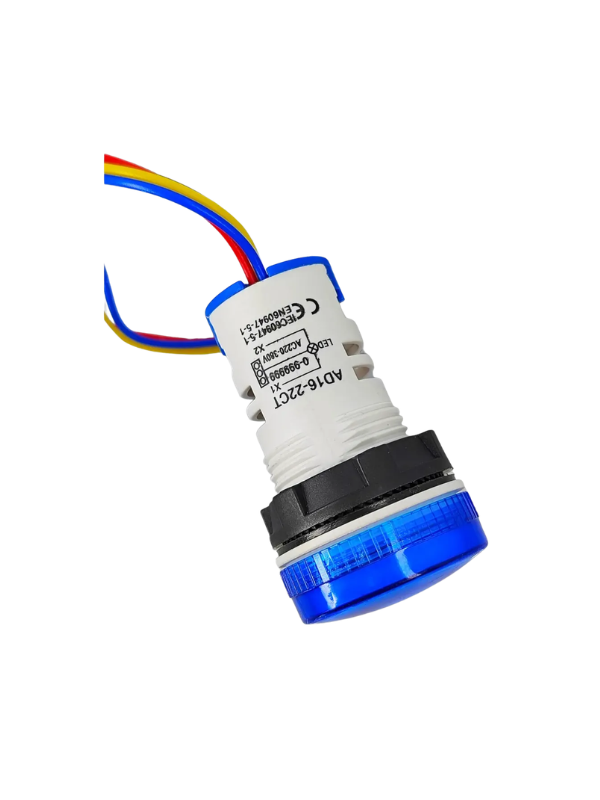 Contador De Peças Digital Com 6 Dígitos 22mm Ad16-22ct Azul