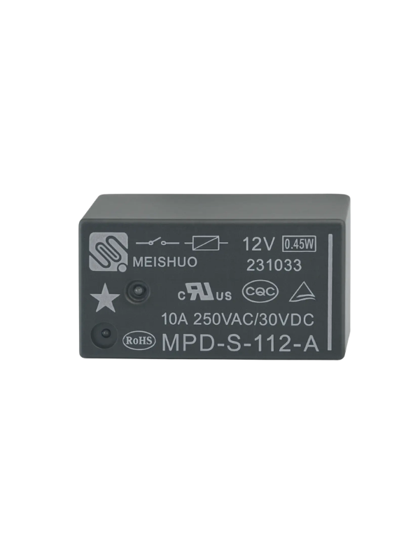 Relé Meishuo MPD-S-112-A - 12VDC 10A 4 Pinos