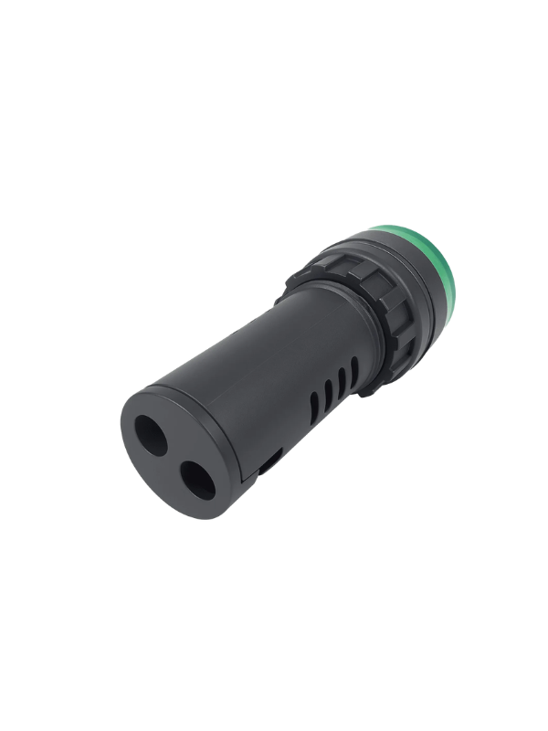 Indicador Luminoso Com Buzzer 22mm 24VDC - VERDE