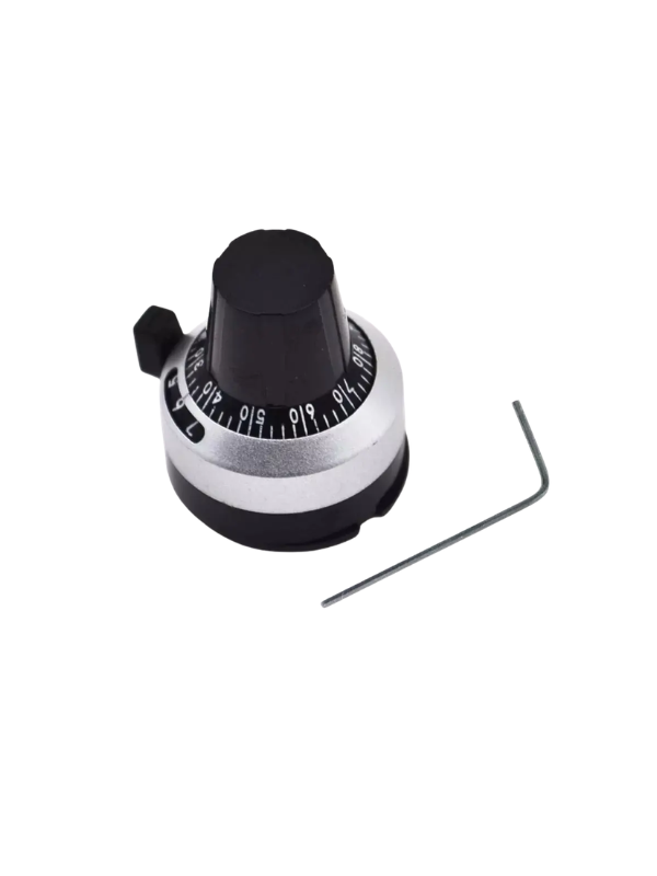 2 Peças Knob Dial Conta Voltas H506 P/pot. Multivoltas 3590s