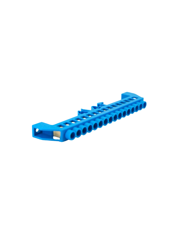 Bloco Terminais Xp8012k-16p Barramento Neutro 16 Furos Azul