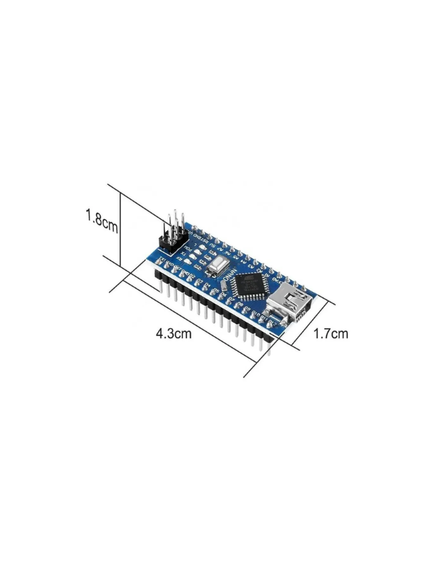 Placa Nano Atmega328 Ch340 Harduinu V3 Pinos Soldados + Nf