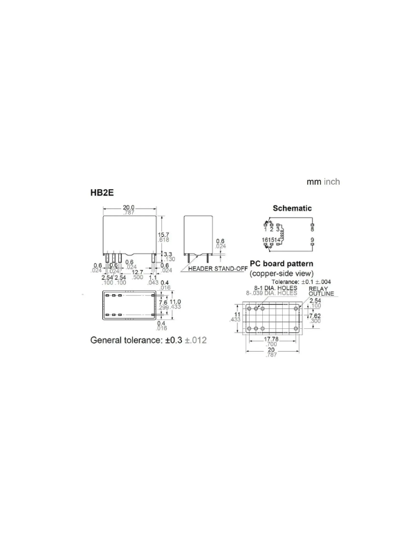 Rele Hb2e-dc12v Matsushita Hb2edc12v Rele Aw622144 2 Contato