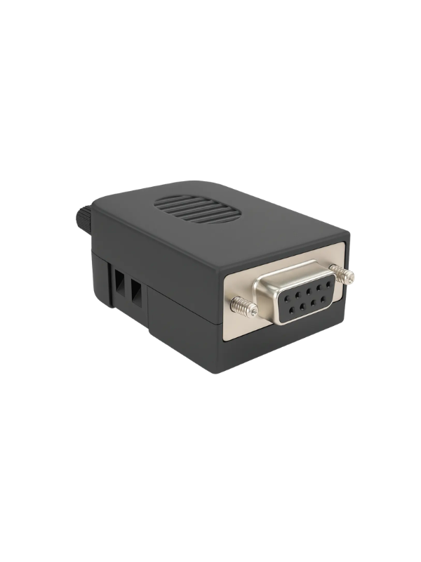 Conector Db9 Fêmea Com Borne P/ Cabo Serial Rs232 Clp / Ihm