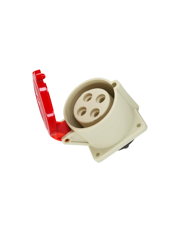 Tomada Sobreposta 32a-6h 4 Pinos Zng324 Plug 3p+t Ip44